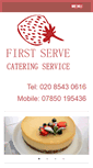 Mobile Screenshot of firstservecatering.co.uk